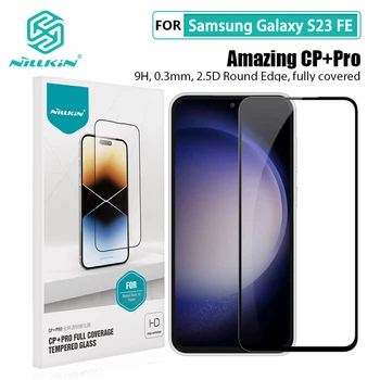Grūdintas Stiklas Samsung Galaxy S23 FE 5G Nillkin CP+Pro Visą Klijai Screen Protector For Samsung Galaxy S23 FE Stiklo