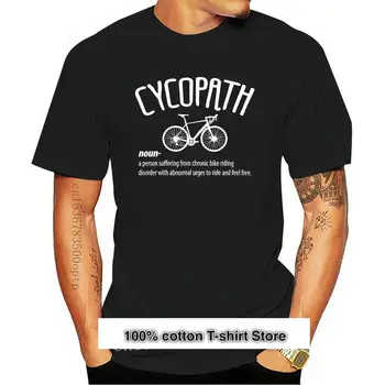 Camiseta con temática de ciclismo para hombre y mujer, camisa con estampado Skaitmeninis, divertida, Cycopath, nueva