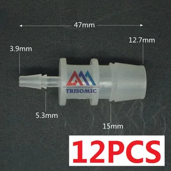 12 vienetų 12,7 mm*3.9 mm, Tiesiai Mažinti Plastiko Jungties Įrengimo Spygliuota Sumažinti Jungtis
