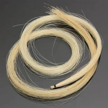 1pc 79cm Gamtos Balto Arklio Plaukų Erhu Lankas Plaukai Muzikos instrumentų Dalys