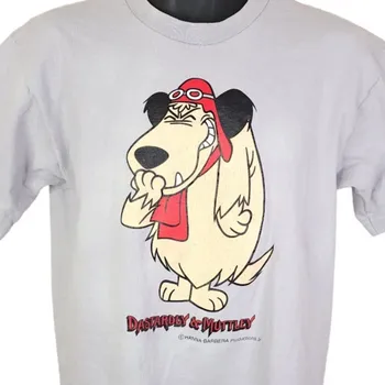 Niekšiškas Ir Muttley T Shirt, Derliaus 90-ųjų Animacinių filmų Hanna Barbera Made In USA Mens Dydis Vidutinio