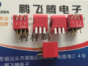 2VNT/daug Taivano Yuanda CINKAVIMAS TGA-03-V dial kodas jungiklis 3-bitų raktą tipo 3P pusėje dial kodavimo straight plug 2.54 mm