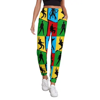 Pop Art Baggy Pants Modernios Spausdinimo Estetinės Sweatpants Pavasario Moterų Madingo Dizaino Negabaritinių Kelnės Gimtadienio Dovana