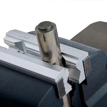 NAUJAS CNC Frezavimo Plieno Vizuoti Sunku Žandikaulio Rungtynių V-Tipo Aliuminio Lydinio 4