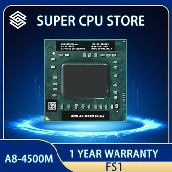 AMD A8-Series A8-4500M A8 4500M 1.9 GHz Quad-Core Quad-Sriegis CPU Procesorius AM4500DEC44HJ Lizdas FS1