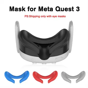 Meta Quest 3 Priedai Silikono VR Objektyvas Gynėjas Bžūp Dulkėms Anti-scratch Paviršius Padengti Meta Oculus Quest 3 U9B2