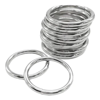 Metalo Macrame Žiedai 2 Colių Macrame Augalų Pakabos Macrame Rinkinys 10 Pak Metalo, O Žiedai Sklendė, skirta Macrame Amatų Žiedas