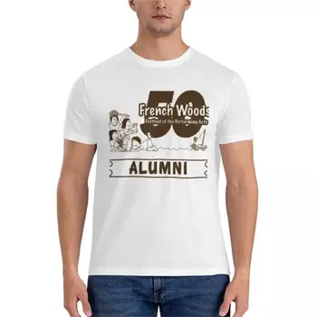 Prancūzijos Miškai 50-ųjų Absolventai T-shirt Esminius T-Shirt vyrai treniruotės shirt mens medvilnės t shirts